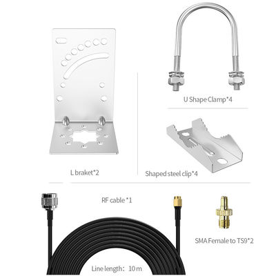 700-2400mhz Waterproof MIMO Router 4G Antenna Outdoor Booster with N Female Connector