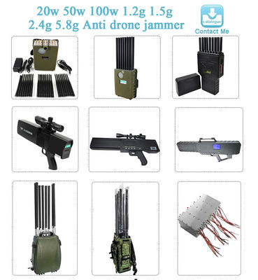 100w 5.8g Detector Uav RF Signal Jammer Blocker Anti Drone Jammer Module