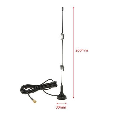 75 Ohms Impedance Yetnorson 3G/GSM/UMTS Magnetic Car Antenna for Haunting Camera Black
