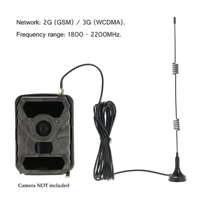 75 Ohms Impedance Yetnorson 3G/GSM/UMTS Magnetic Car Antenna for Haunting Camera Black