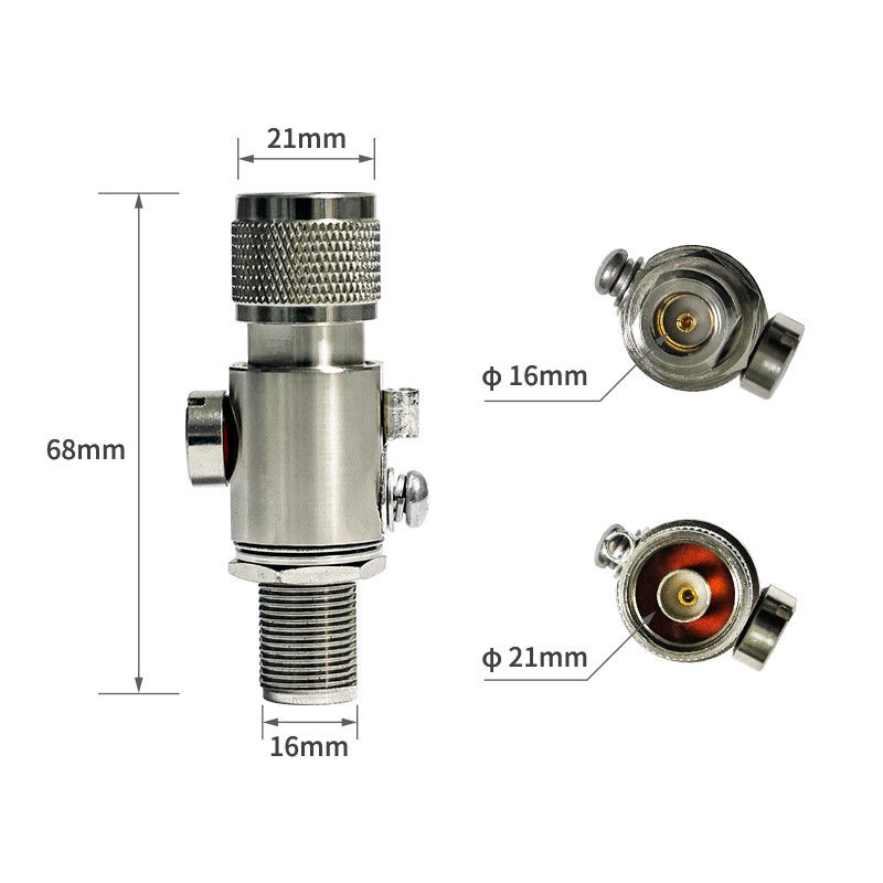 Impedance Non-constant N Female to N Male UHF RF Coaxial Connector Surge Protection Lightning Arrester
