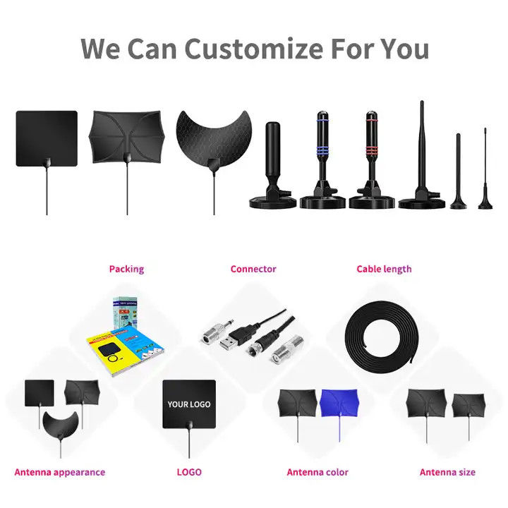 Outdoor Ku Band Dish TV Antenna with Long Range Wireless Amplifier and Digital Signal