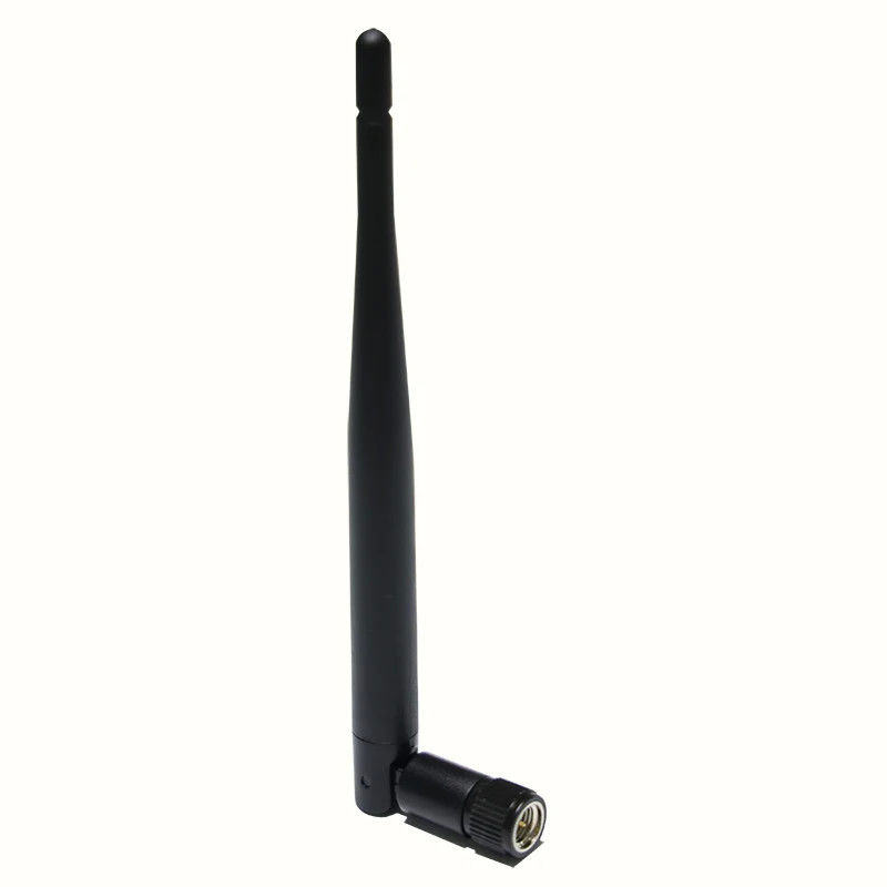 Vertical Polarization Dual Band 5dBi Gain RP-SMA Wifi Antenna for External 2.4G 5G