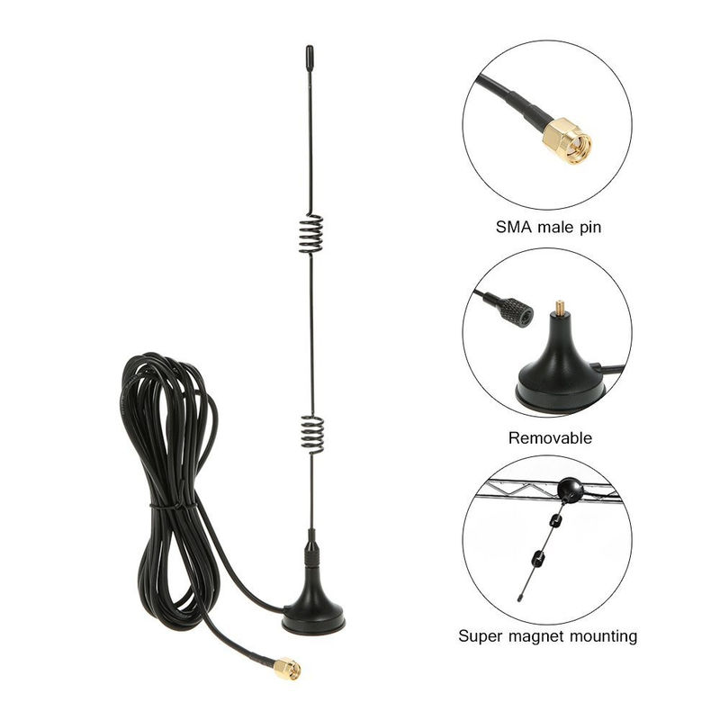 PVC 5DBI High Gain GSM 4G LTE Antenna Wifi Signal Booster Amplifier Modem Adapter Network Reception
