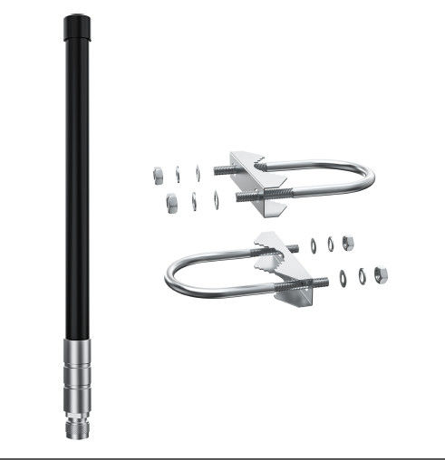 Outdoor Omni Directional Fiberglass Antenna 868mhz Gray with High Gain 8dBi Customized