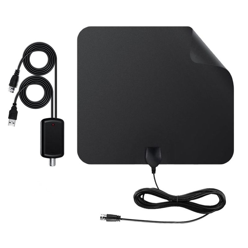 Built-in Amplifier HDTV Digital TV Antenna with 50 Mile Range and 3-5V Supply Voltage